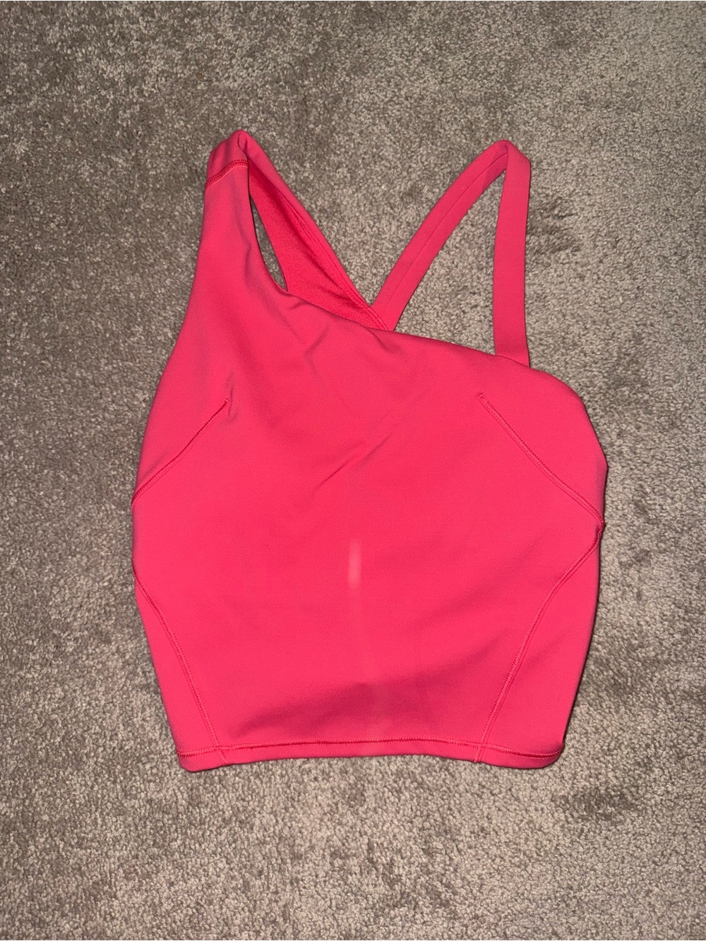 Lulu Lemon Hot Pink Asymmetrical Top